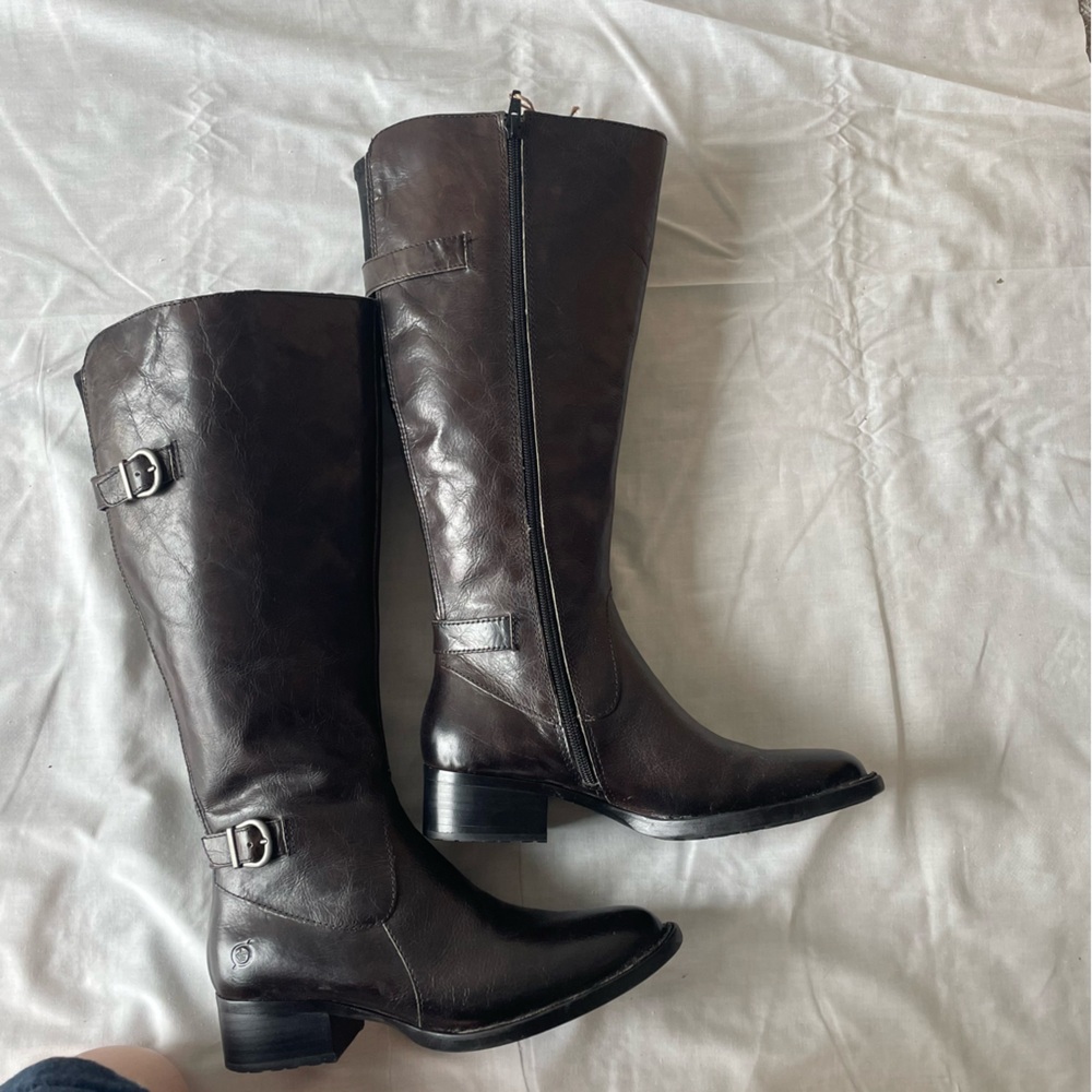 Born wide calf tall boot
